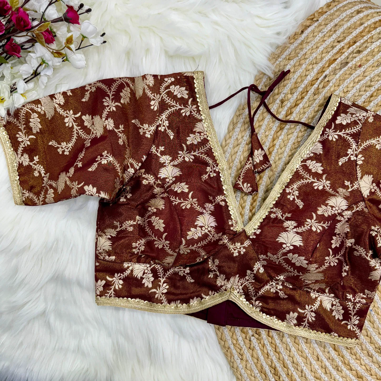 Rk Blouse Designer Banarasi Silk Blouse Wholesalers In Delhi
